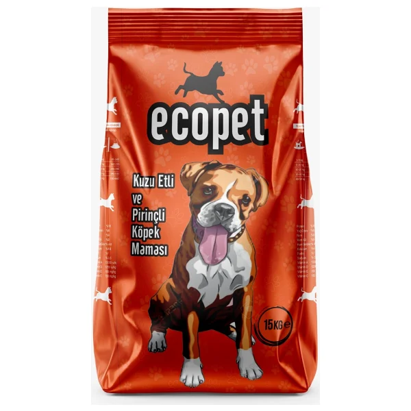 Ecopet Kuzu Etli Ve Pirinçli 15 Kg Yetişkin Köpek Maması - Görsel 4