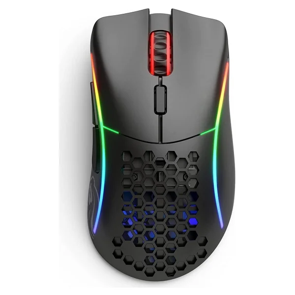 Glorious Model D- Minus Glo-Ms-Dmw-MB Mat Siyah RGB Ergonomik Şarjlı Optik Kablosuz Oyuncu Mouse - Görsel 2