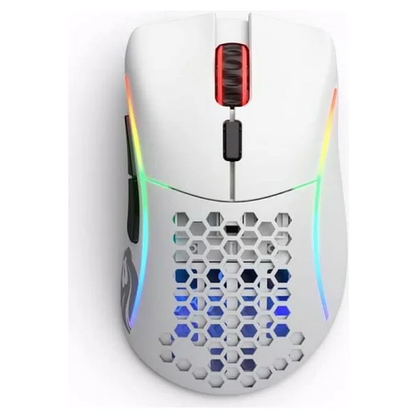 Glorious Model D- Minus Glo-Ms-Dmw-Mw Mat Beyaz RGB Ergonomik Şarjlı Optik Kablosuz Oyuncu Mouse - Görsel 2