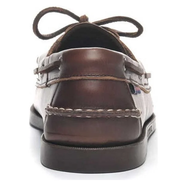 Sebago Docksides Portland Waxed 70000g0-925se Koyu Kahverengi Erkek Loafer Ayakkabı - Görsel 8