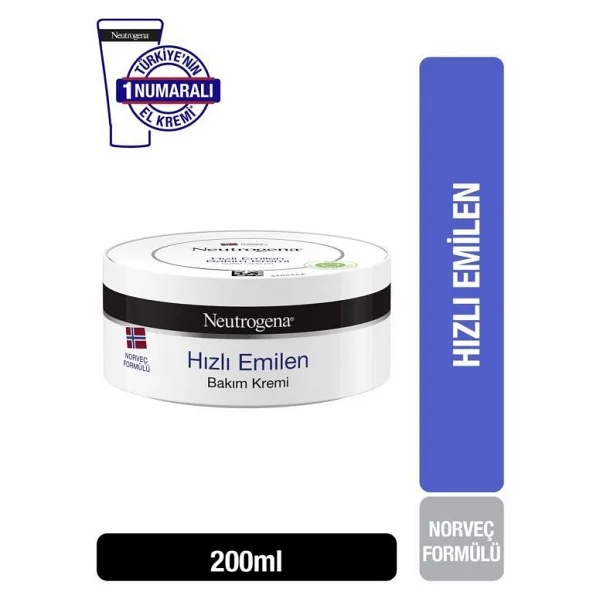 Neutrogena Hızlı Emilen Bakım Kremi 200 Ml - Görsel 7