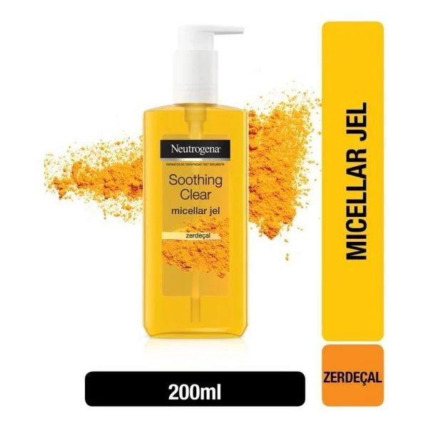Neutrogena Soothing Clear Micellar 200 Ml Makyaj Temizleme Jeli - Görsel 3