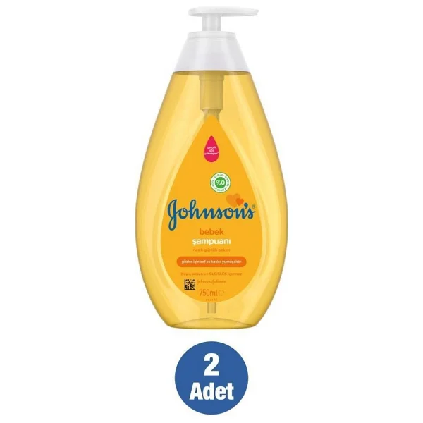 Johnson's Baby Bebek Şampuanı 750 Ml 2 Adet - Görsel 3