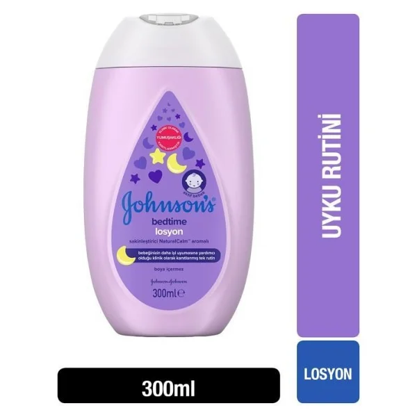 Johnson's Baby Bedtime Bebek Losyonu 300 Ml - Görsel 8