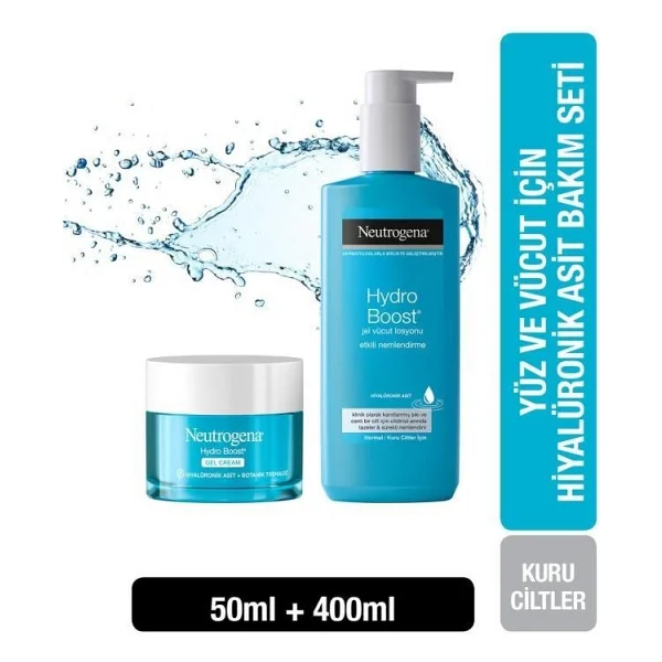 Neutrogena Hydro Boost Water Gel 50 Ml + Jel Vücut Losyonu 400 Ml - Görsel 4