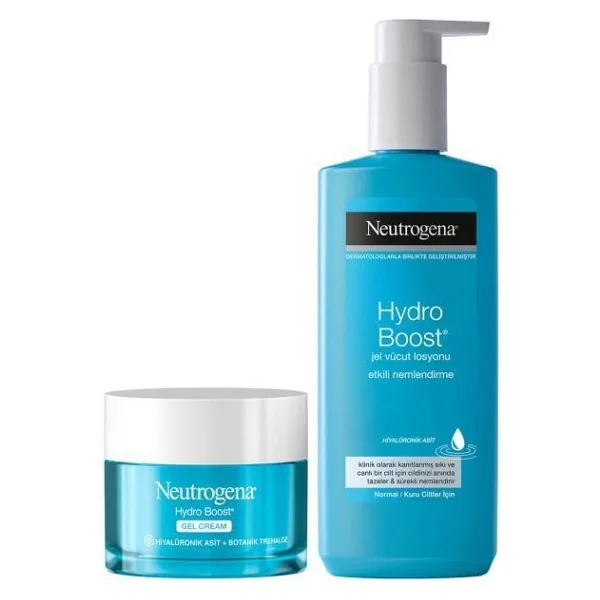 Neutrogena Hydro Boost Water Gel 50 Ml + Jel Vücut Losyonu 400 Ml - Görsel 2