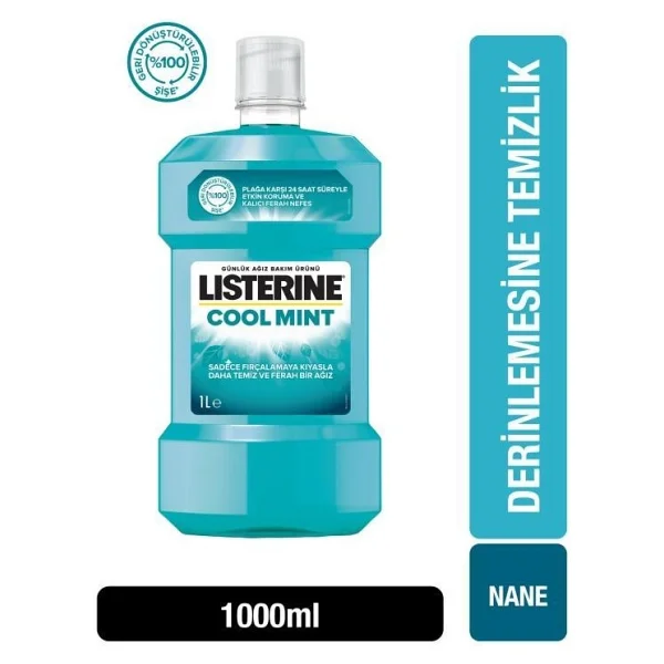 Listerine Cool Mint 1 Lt Gargara - Görsel 9