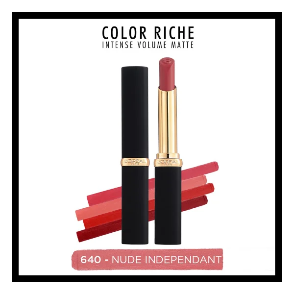 L'oreal Paris Color Riche Intense Volume Matte 640 Nude Independant Stick Ruj - Görsel 2