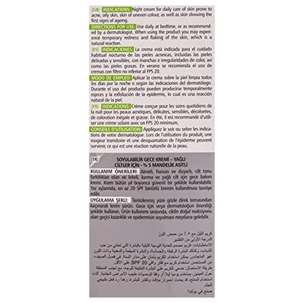 Pharmaceris T Sebo-Almond Peel %5 Exfoliating Gece Kremi 50 Ml - Görsel 4