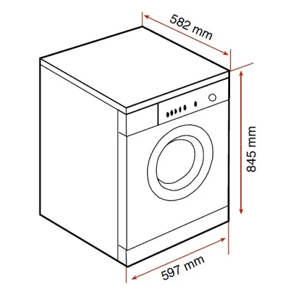 Teka TK3 1490 WD A 1400 Devir 9 kg / 6 kg Kurutmalı Çamaşır Makinesi - Görsel 2