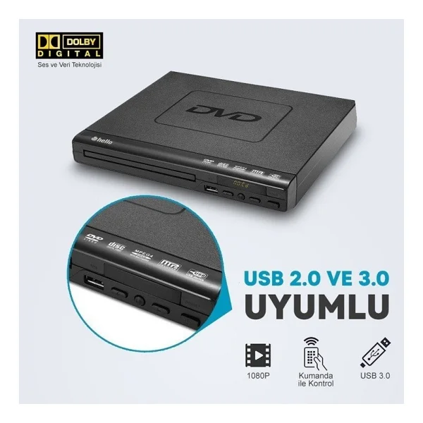Hello Hl-5483 HD DVD Oynatıcı - Görsel 8