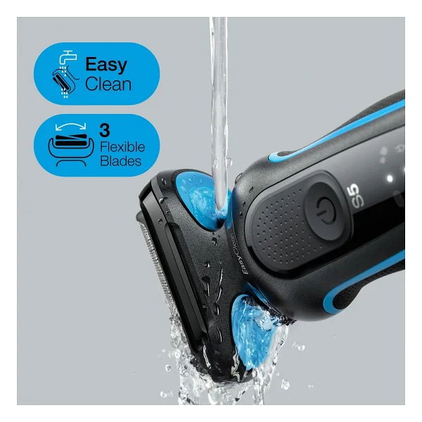 Braun Yeni Seri 5 B1000s Autosense Easyclean Easyclick Islak Ve Kuru Tıraş Makinesi - Görsel 3