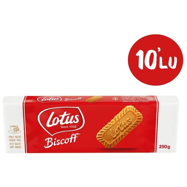 Lotus Biscoff Karamelize Bisküvi 250 Gr 10'lu - Görsel 2