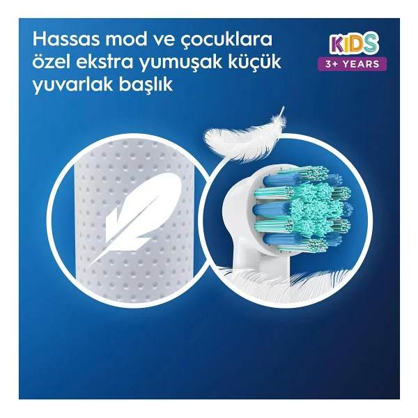 Oral-B Vitality D100 Spiderman Seyahat Kaplı Şarjlı Çocuk Diş Fırçası - Görsel 4