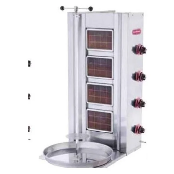 Işıkgaz Sılverınox - 4 Radyanlı Lpg'li Ce Döner Ocak - Çelik - Görsel 2