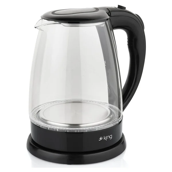 King KSI1001 Alice 1.7 lt Işıklı Cam Kettle - Görsel 2
