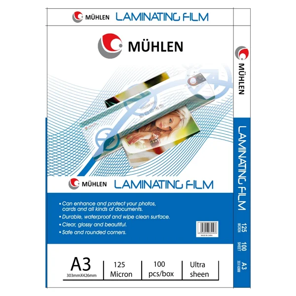 Mühlen A4 125 Micron 100'lü Laminasyon Makinesi Filmi - Görsel 8