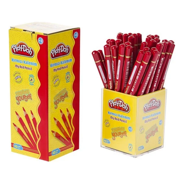 Play-Doh Kırmızı Kalemim 40 Lı Stand Play-Kk002 - Görsel 2