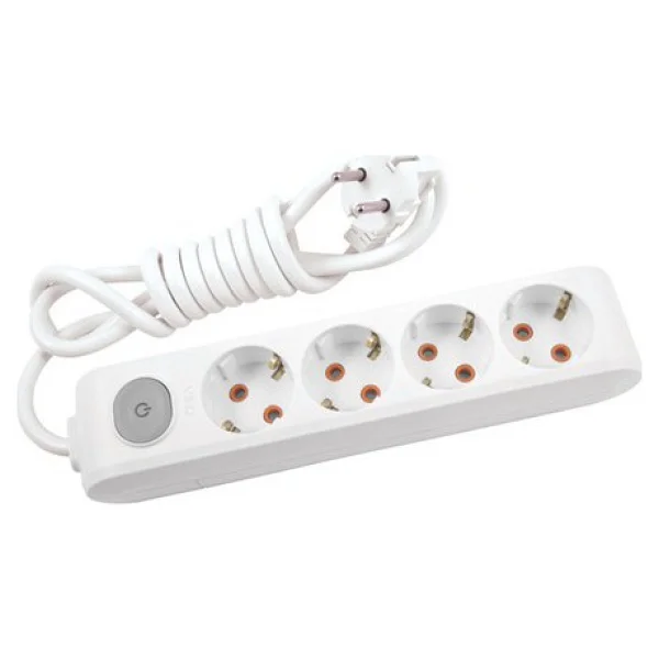 Viko Multi-Let Topraklı Anahtarlı 5 M 4'lü Priz - Görsel 2