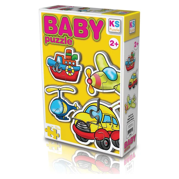 Ks Games Ulaşım Araçları Baby Puzzle - Görsel 4