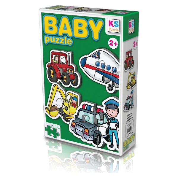 Ks Games Meslekler Ve Taşıtlar Baby Puzzle - Görsel 3