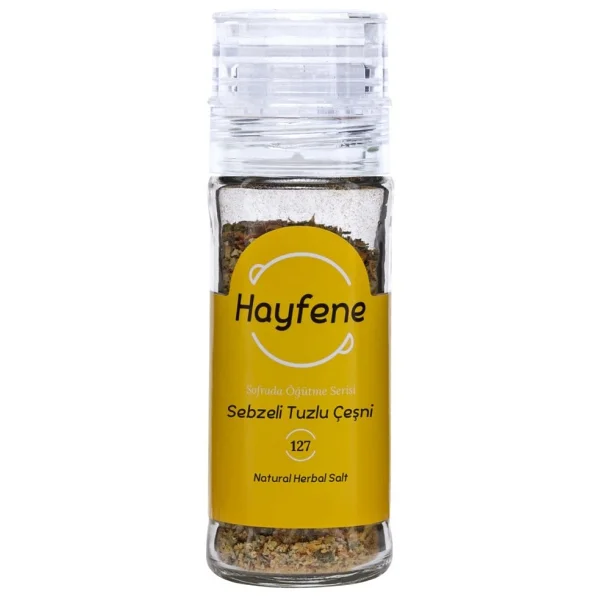 Hayfene 60 Gr Değirmen Kapaklı Sebzeli Tuzlu Çeşni - Görsel 7