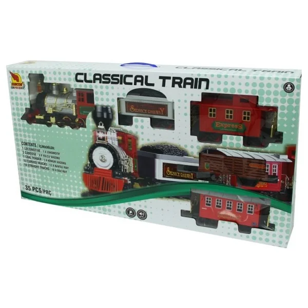 Sunman Klasik Tren Seti 35 Parça Sesli Işıklı - Görsel 3