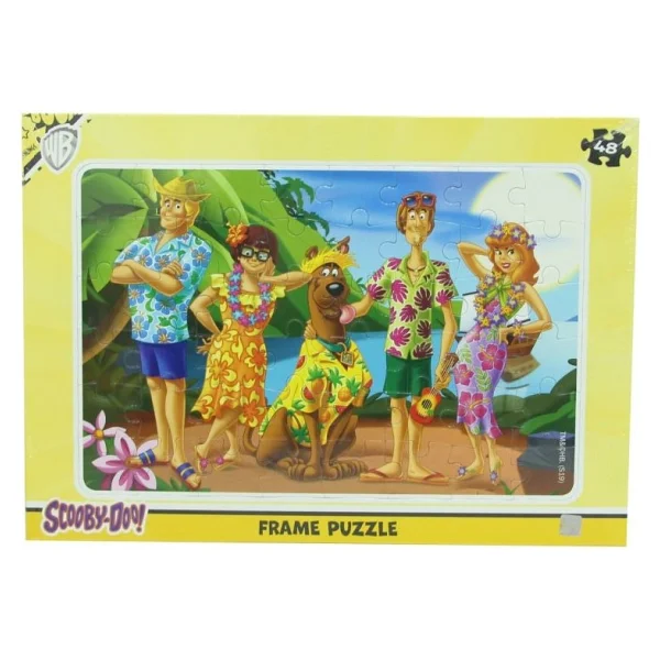 Laço Kids Scooby Doo 48 Parça Frame Puzzle Scb7546 - Görsel 2