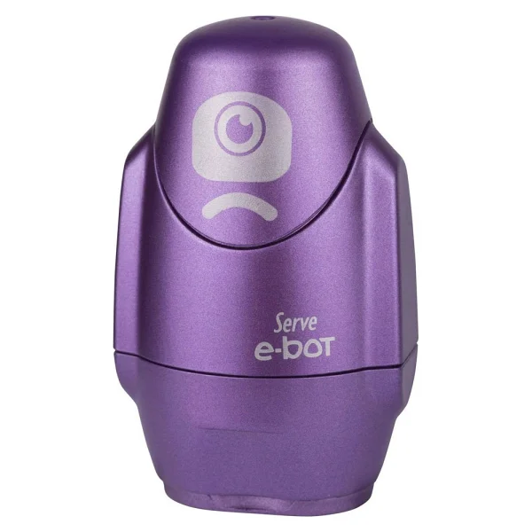 Serve E-Bot Metalik Mor Silgili Kalemtıraş - Görsel 2