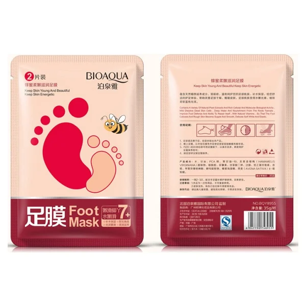 Bioaqua Ballı Ve Meyve Asitli Soyucu Ayak Maskesi 35 Gr - Görsel 2