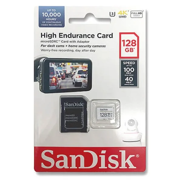 Sandisk High Endurance Sdsqqnr-128g-Gn6ıa Class 10 Uhs-I U3 V30 128 GB Micro Sd Kart - Görsel 5
