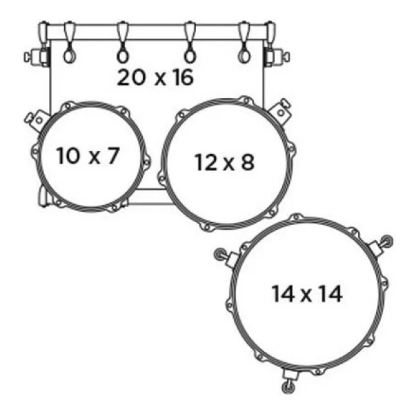 Mapex Saturn Fusion Akustik Davul Sr504xfb - Görsel 4