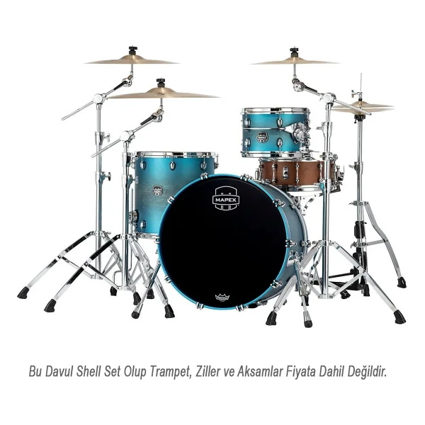 Mapex Saturn Evo Rock Akustik Davul 22+12+16f (Se426xhpt) - Görsel 2
