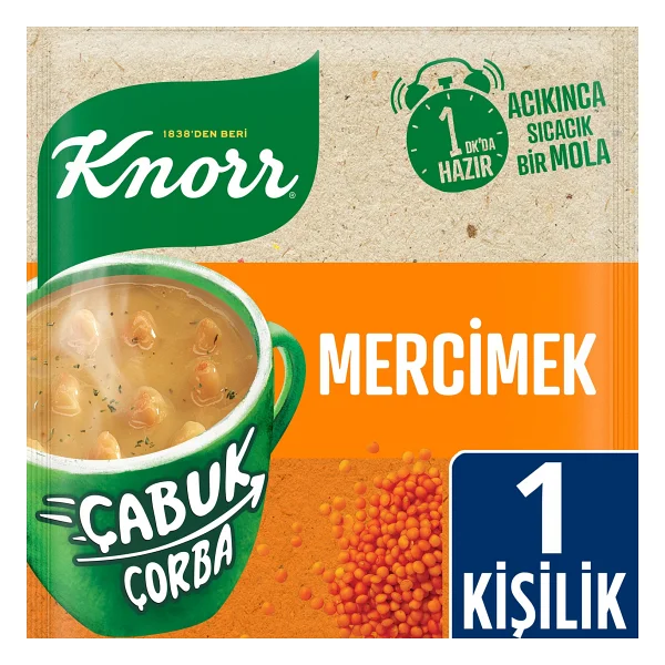 Knorr Mercimek Çabuk Çorba 22 Gr - Görsel 3