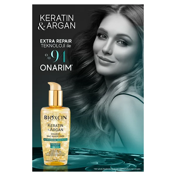 Bioxcin Collagen & Biotin Hacim Saç Bakım Setiı 300ml + Bioxcin Kertin Argan Saç Bakım Yağı - Görsel 4