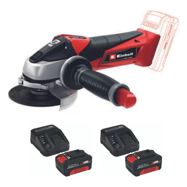 Einhell Te-Ag 18/115 Li Çift Akülü 4 Ah Taşlama Makinesi - Görsel 3
