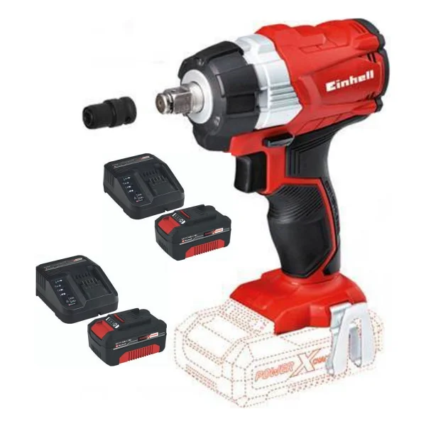 Einhell Te-Cw 18li Bl Çift Akülü 4 Ah Somun Sıkma Makinesi - Görsel 2