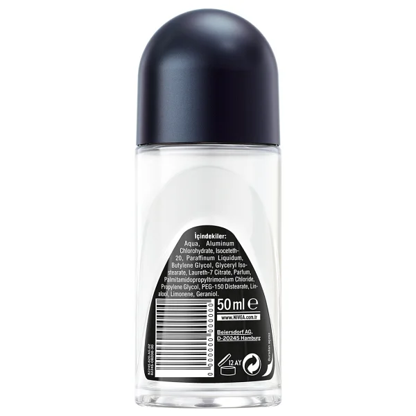 Nivea Men Invisible Black & White Original 50 Ml Erkek Roll-On Deodorant - Görsel 8