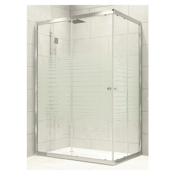 Durul Duşakabin Kare Çizgili - Ölçü : 90x90 Cm 90x90 Cm - Görsel 2