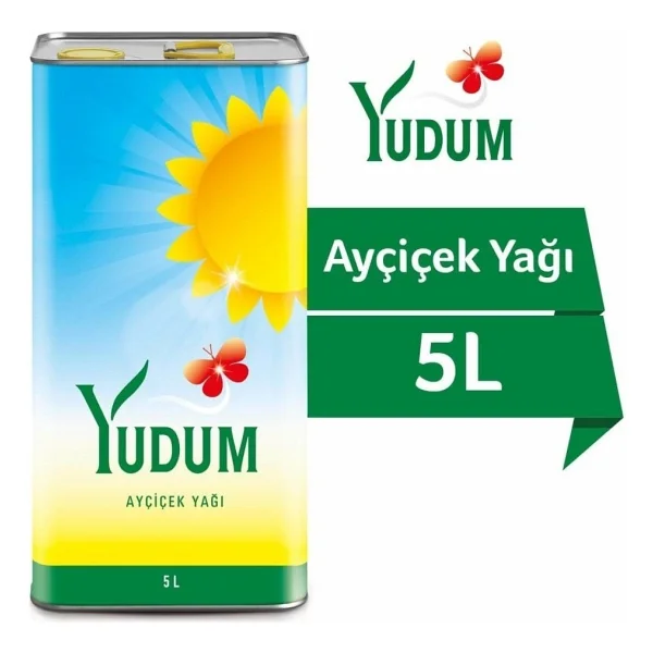 Yudum Ayçiçek Yağı 5 Lt Teneke - Görsel 3