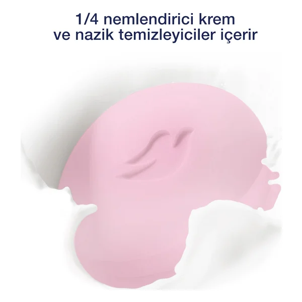 Dove Güzellik Sabunu - Tüm Cilt Tiplerine Uygun, Nemlendirici Kremle Zenginleştirilmiş, 90 G, Pembe - Görsel 4
