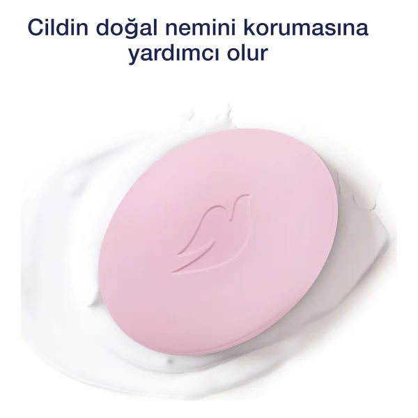 Dove Güzellik Sabunu - Tüm Cilt Tiplerine Uygun, Nemlendirici Kremle Zenginleştirilmiş, 90 G, Pembe - Görsel 7