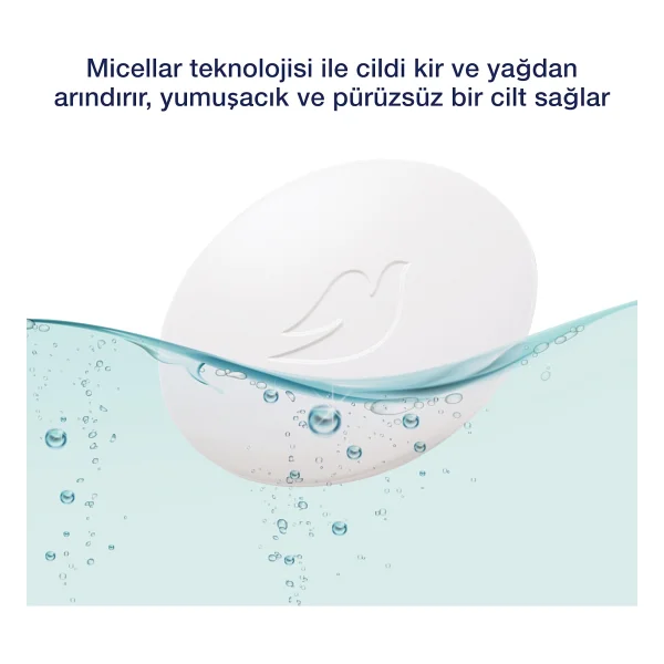 Dove Sensitive Skin Micellar Cream Bar 90 Gr Nemlendirici Sabun - Görsel 4