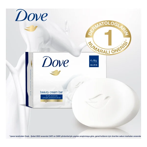 Dove Cream Bar Original 4x90 Gr Güzellik Sabunu - Görsel 4