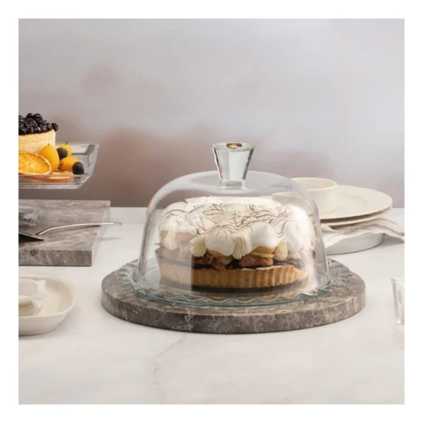 Paşabahçe Patisserie Kek Fanusu 96874 - 1 - Beyaz - Görsel 2