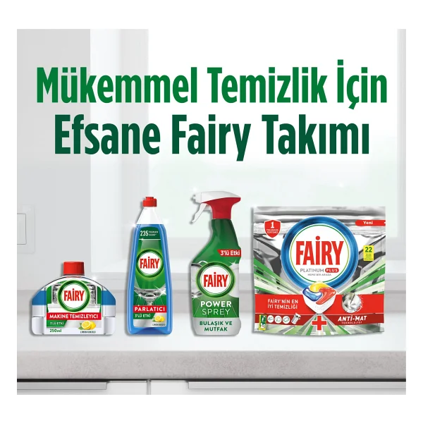 Fairy 2 Kapsül Bulaşık Makinesi Temizleyici Tablet - Görsel 8