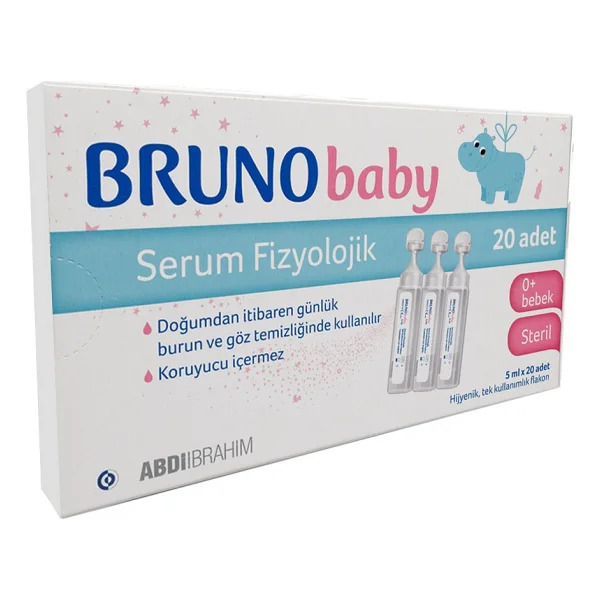 Bruno Baby 5 Ml 20'li Flakon Serum Fizyolojik - Görsel 4