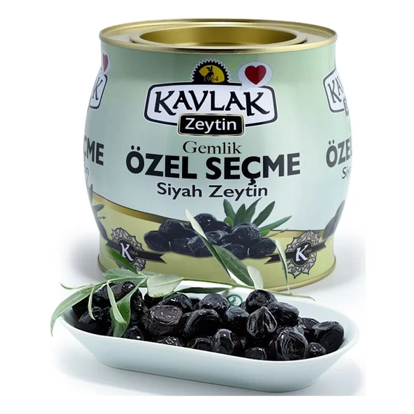 Kavlak Özel Seçme Gemlik Siyah Zeytin 2 Kg (Brüt ) - Görsel 3