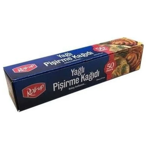 Roll-Up Kumsal Yağlı Pişirme Kağıdı 37x50m 3 Adet - Bej - Görsel 3