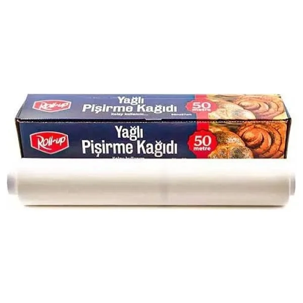 Roll-Up Kumsal Yağlı Pişirme Kağıdı 37x50m 3 Adet - Bej - Görsel 2
